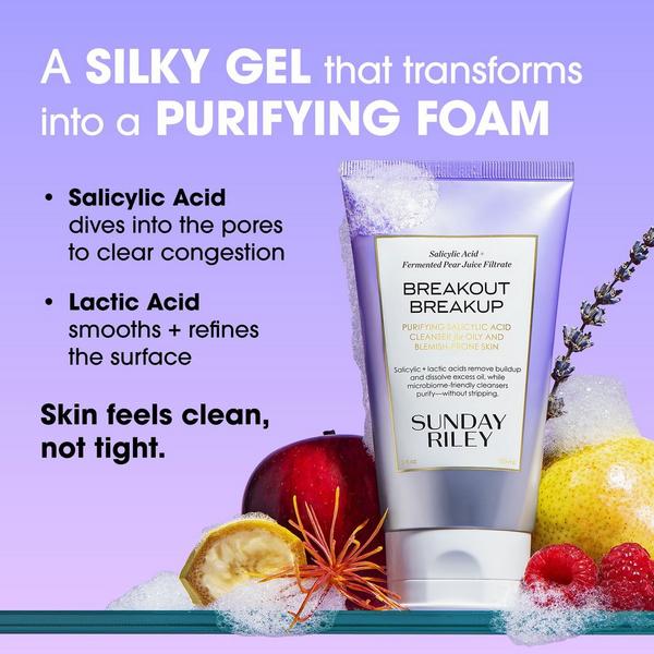 SUNDAY RILEY Breakout Breakup Purifying Salicylic Acid Cleanser #2