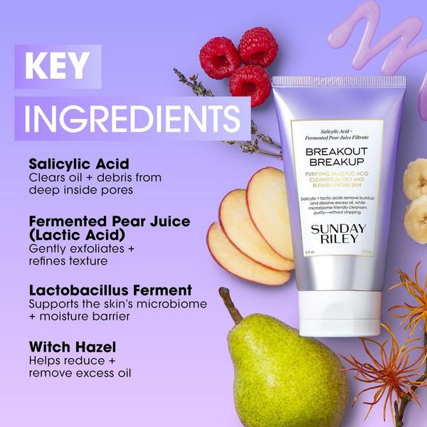 SUNDAY RILEY Breakout Breakup Purifying Salicylic Acid Cleanser #4