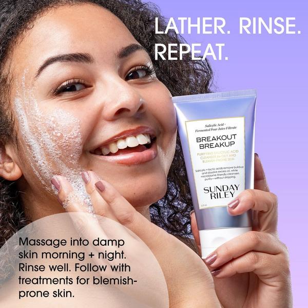SUNDAY RILEY Breakout Breakup Purifying Salicylic Acid Cleanser #5