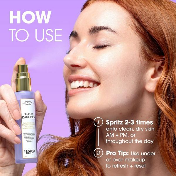 SUNDAY RILEY Detox Darling Pro-Microbiome Balancing Essence Mist #6