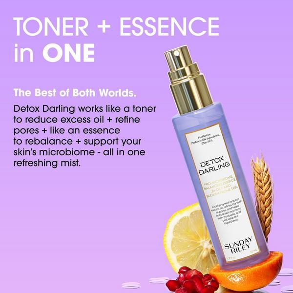 SUNDAY RILEY Detox Darling Pro-Microbiome Balancing Essence Mist #7