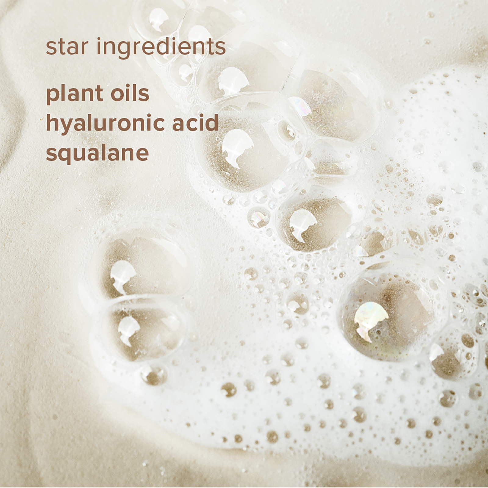 Foaming Oil Hydrating Body Wash with Hyaluronic Acid + Squalane