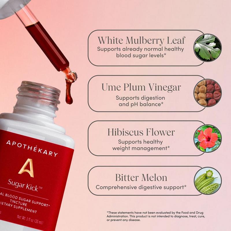 Apothékary Sugar Kick Normal Blood Sugar Support Tincture #5