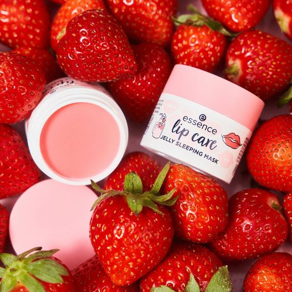 Essence Lip Care Strawberry Milkshake Jelly Sleeping Mask #7
