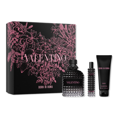 Valentino Uomo Born In Roma Eau de Toilette 3 Piece Gift Set