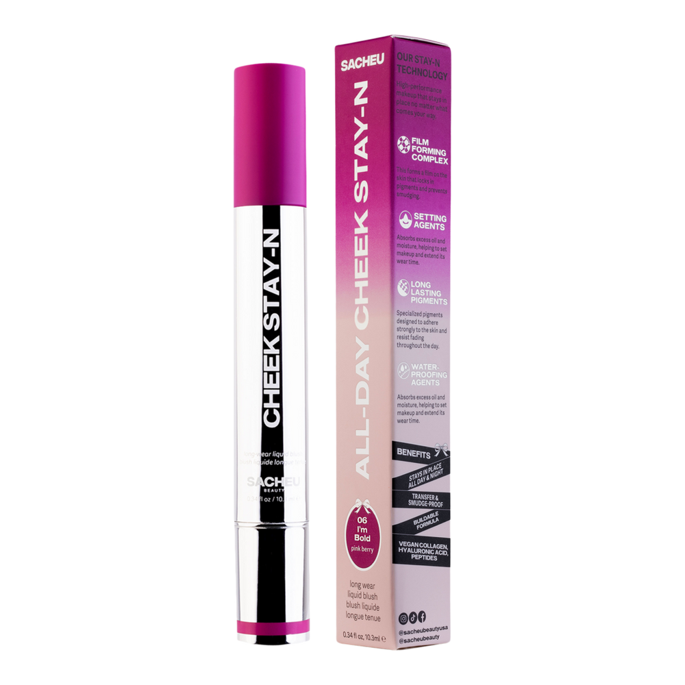 CHEEK STAY-N All-Day Liquid Blush - I'm Bold