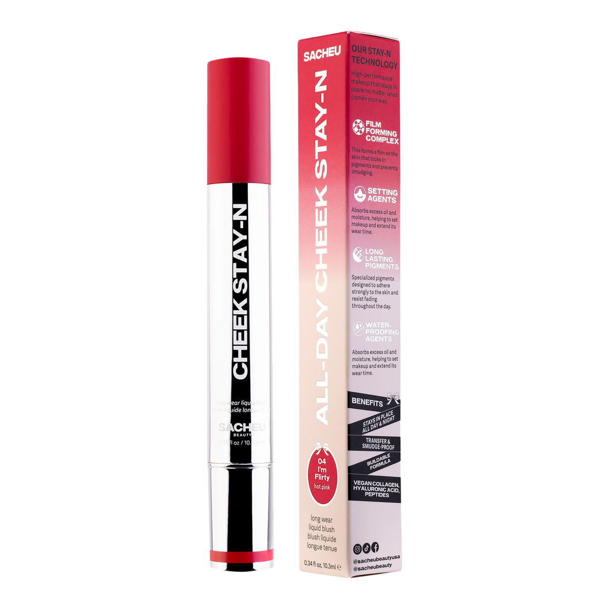 CHEEK STAY-N All-Day Liquid Blush - I'm Flirty