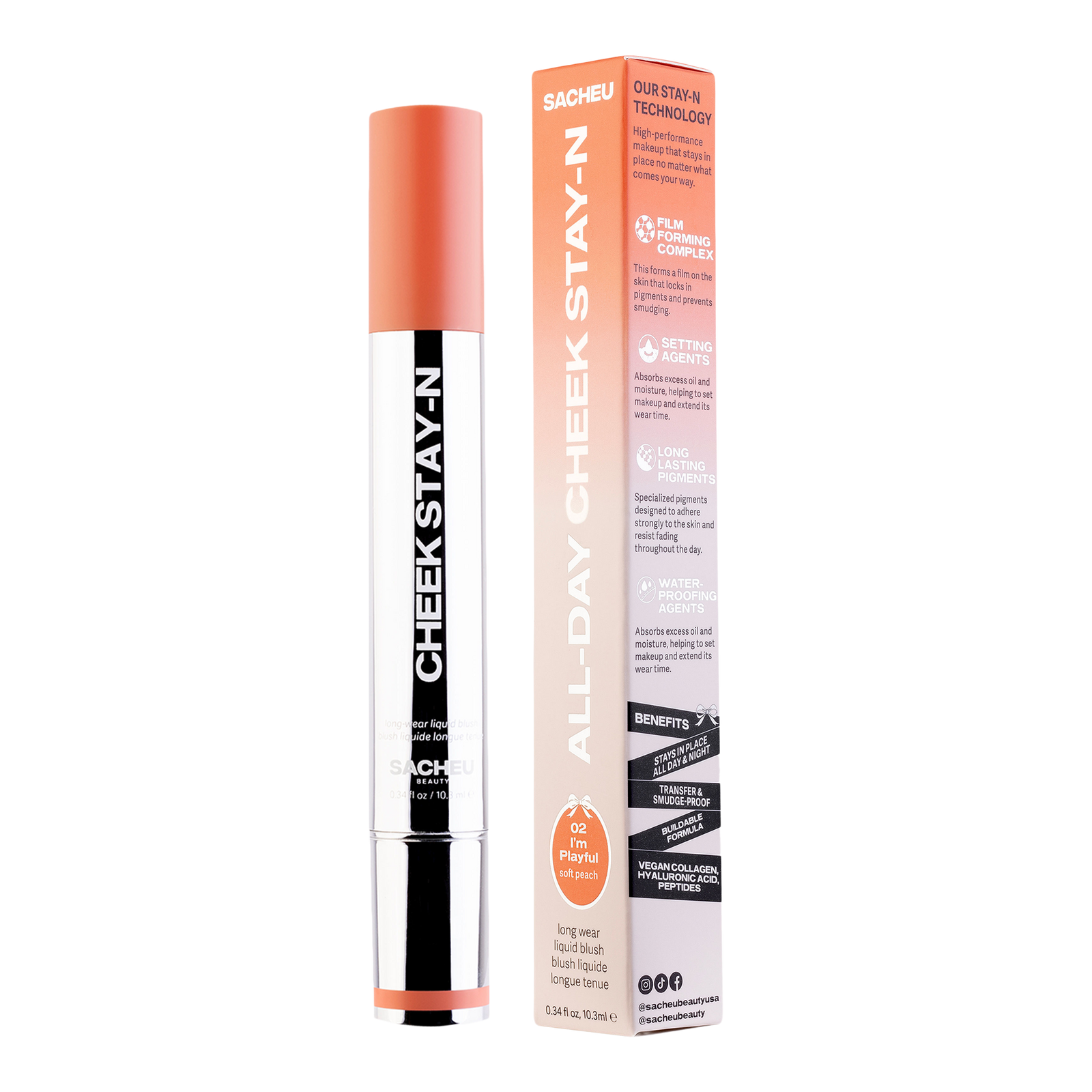 CHEEK STAY-N All-Day Liquid Blush - I'm Playful