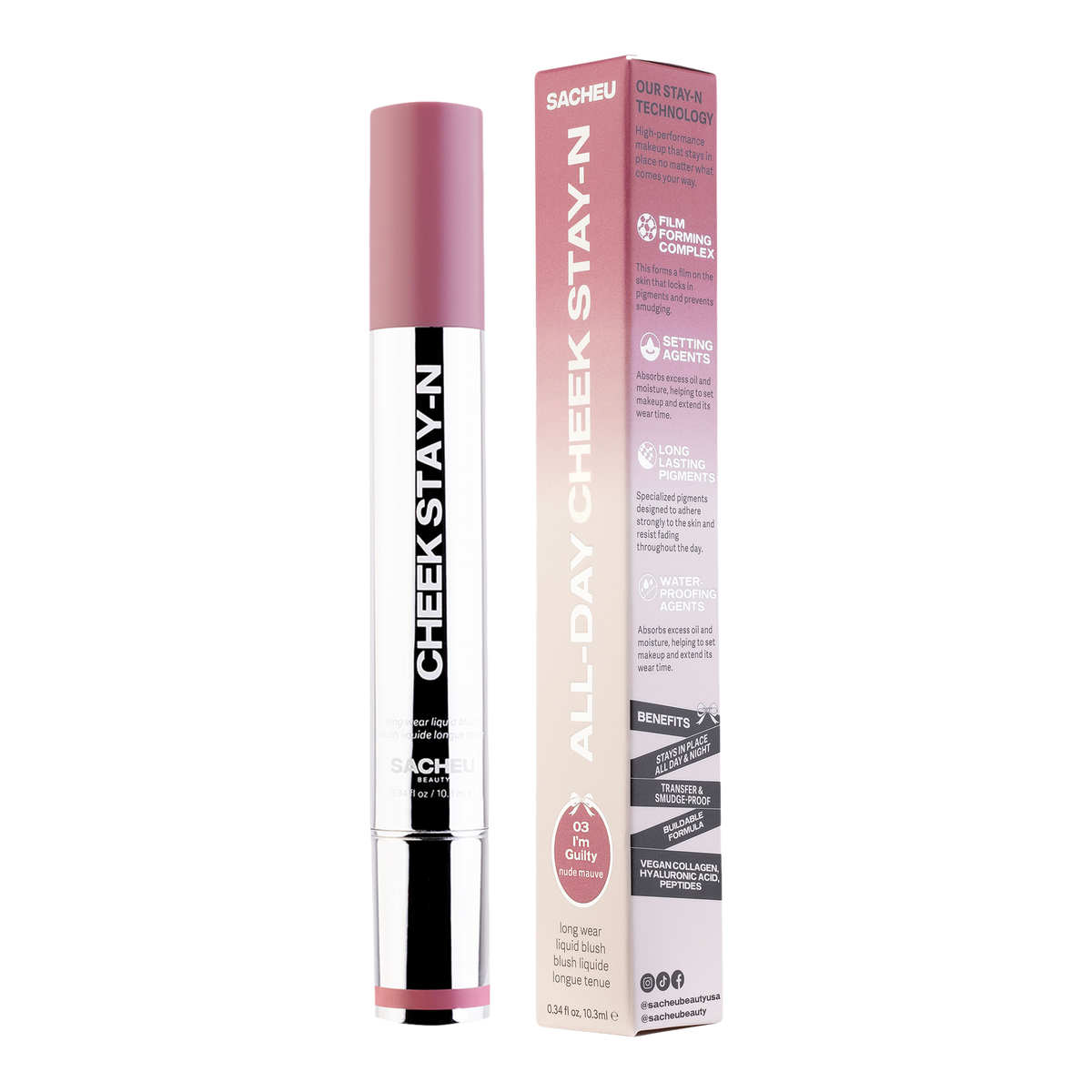 CHEEK STAY-N All-Day Liquid Blush - I'm Guilty