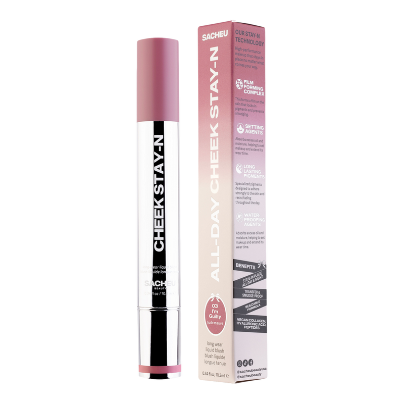 SACHEU CHEEK STAY-N All-Day Liquid Blush #3