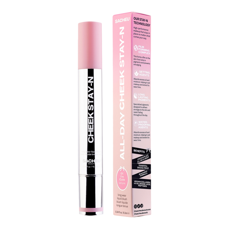 SACHEU CHEEK STAY-N All-Day Liquid Blush #3