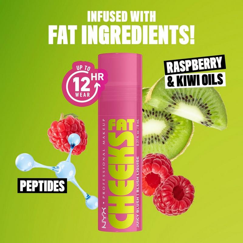 Fat Cheeks Dewy Liquid Blush - Plum Pop