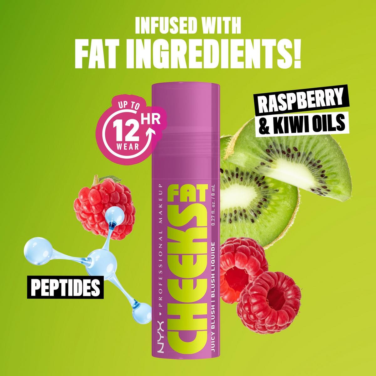 Fat Cheeks Dewy Liquid Blush - Blueberry Burst
