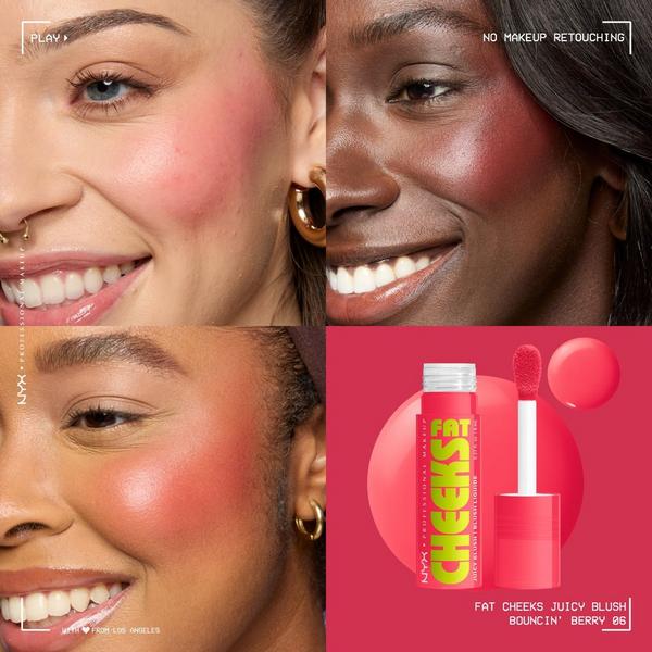 NYX Professional Makeup Fat Cheeks Dewy Liquid Blush #4