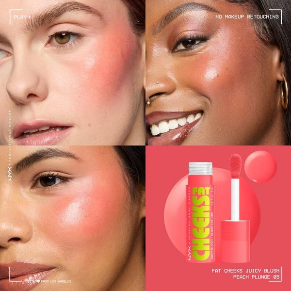 NYX Professional Makeup Fat Cheeks Dewy Liquid Blush #4