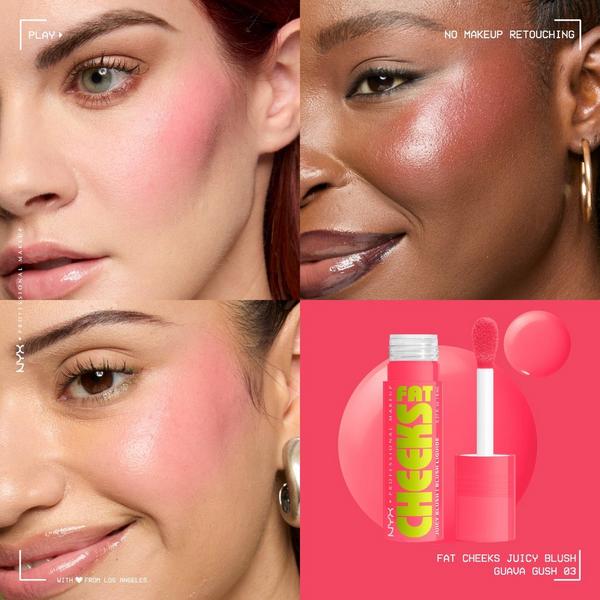 NYX Professional Makeup Fat Cheeks Dewy Liquid Blush #4