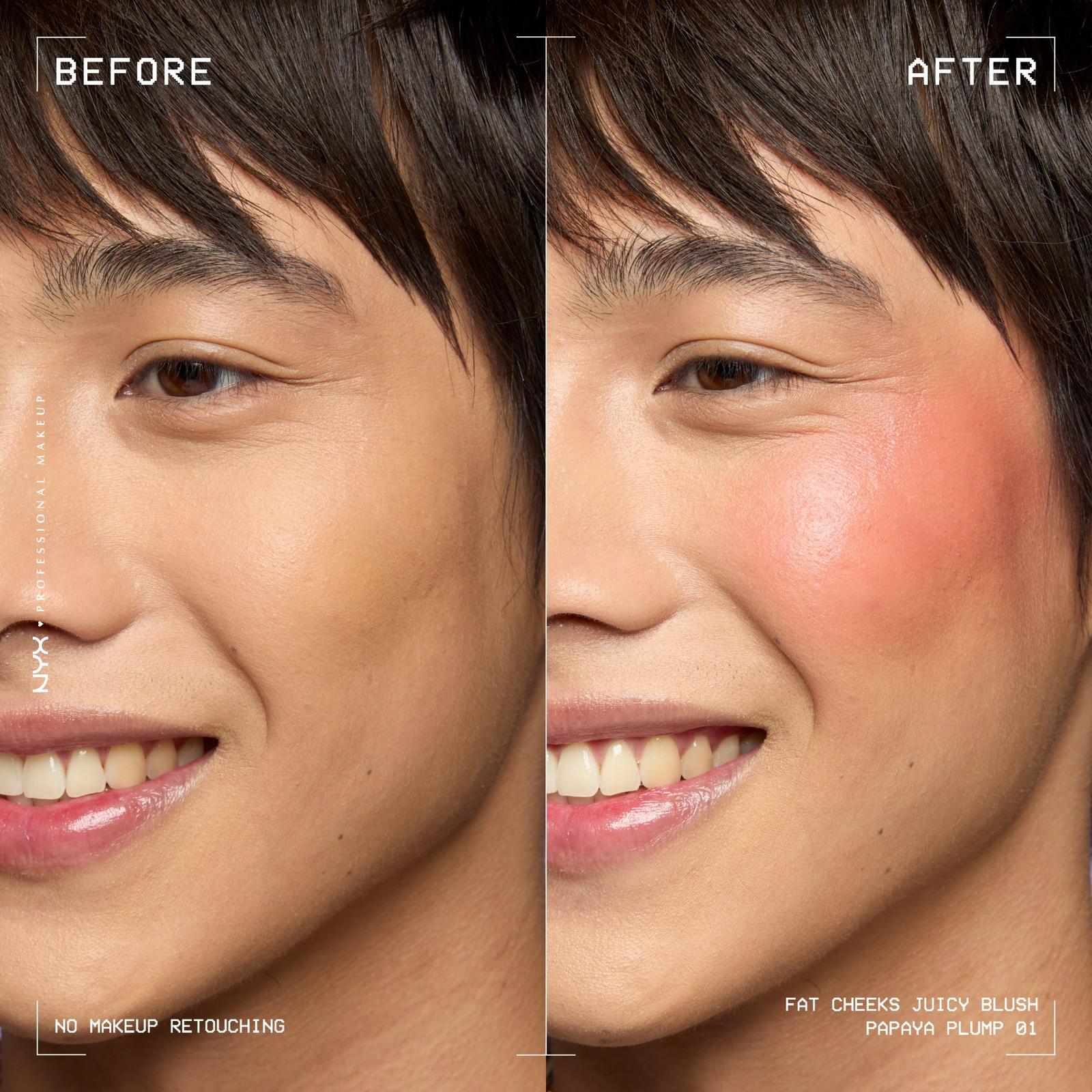 Fat Cheeks Dewy Liquid Blush - Papaya Plump