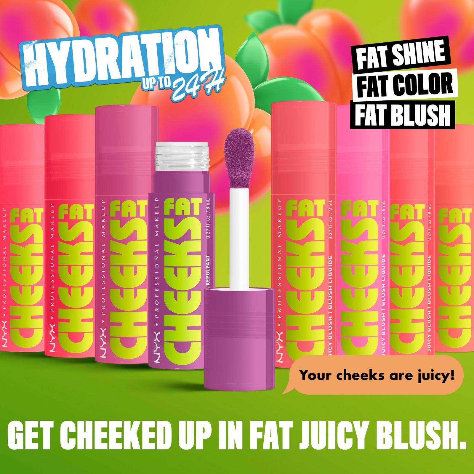 Fat Cheeks Dewy Liquid Blush - Fig Fizz