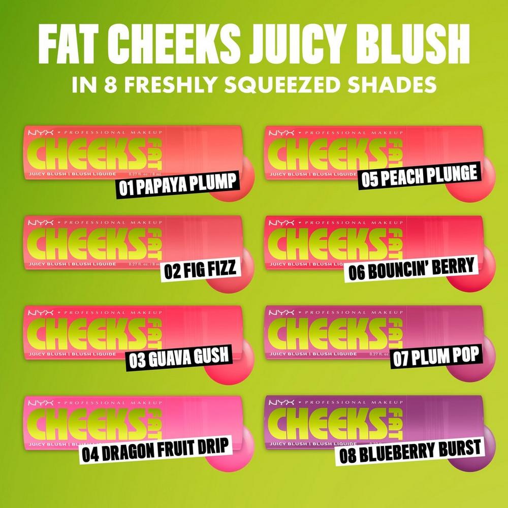 Fat Cheeks Dewy Liquid Blush - Fig Fizz