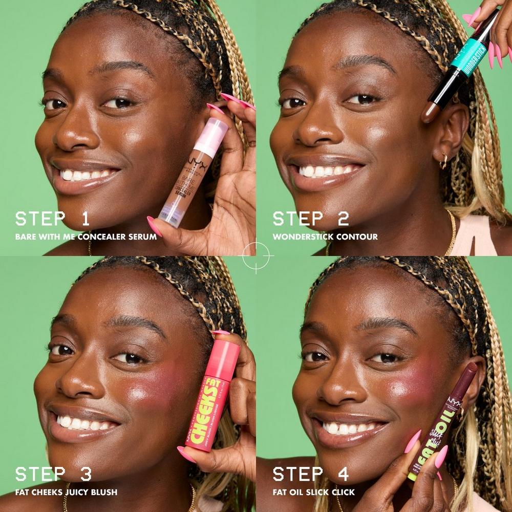 Fat Cheeks Dewy Liquid Blush - Fig Fizz