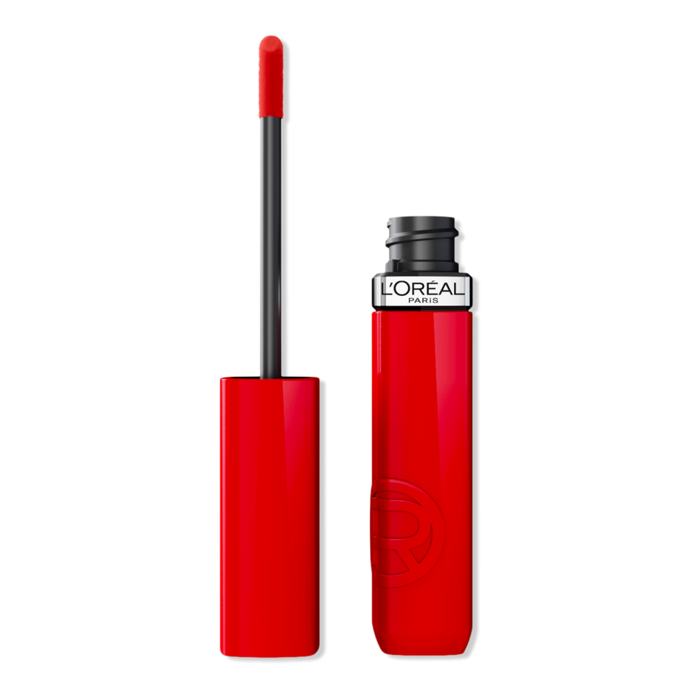 L'oreal Infallible Lacque Resistance Liquid Lipstick - Red Poppy In Red