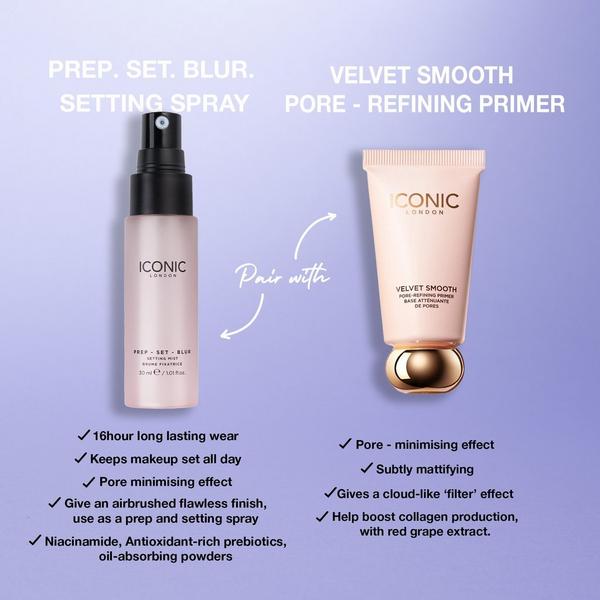 ICONIC LONDON Prep-Set-Blur Setting Mist #7