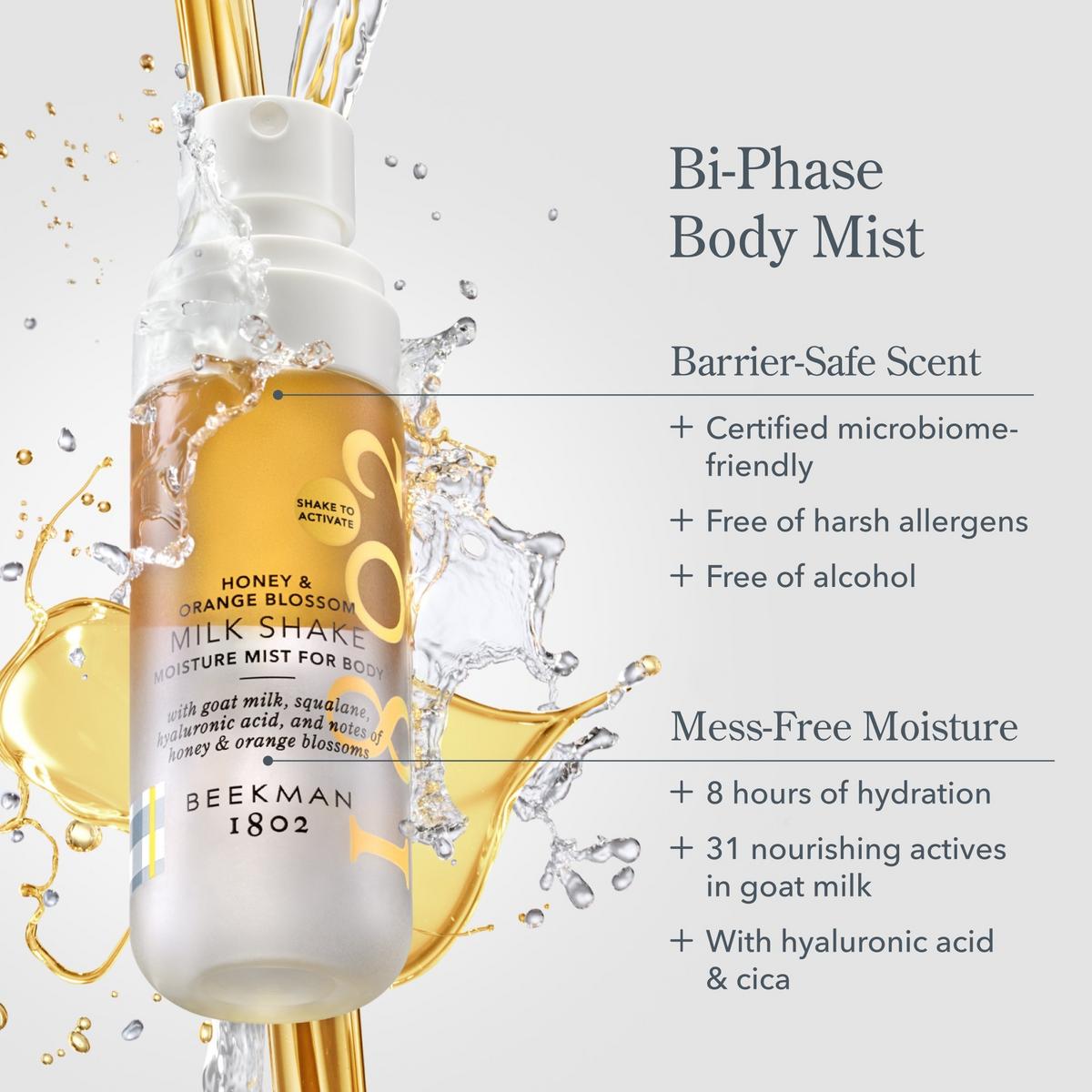 Milk Shake Moisture Mist for Body - Honey & Orange Blossom