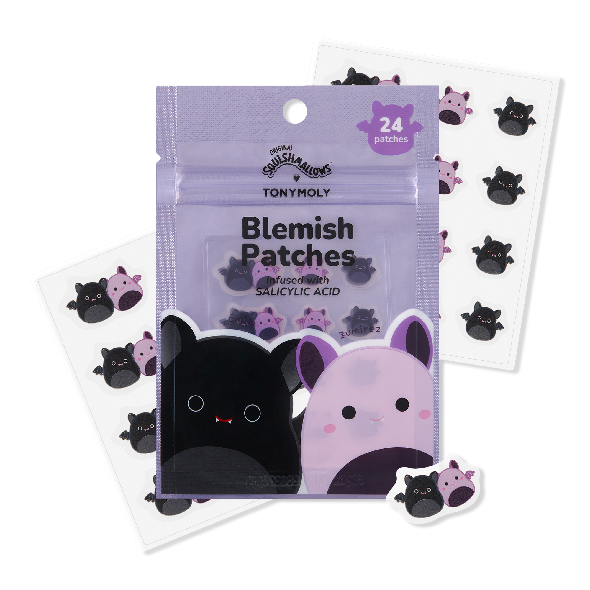 TONYMOLY Squishmallows Hydrocolloid Blemish Patches #1