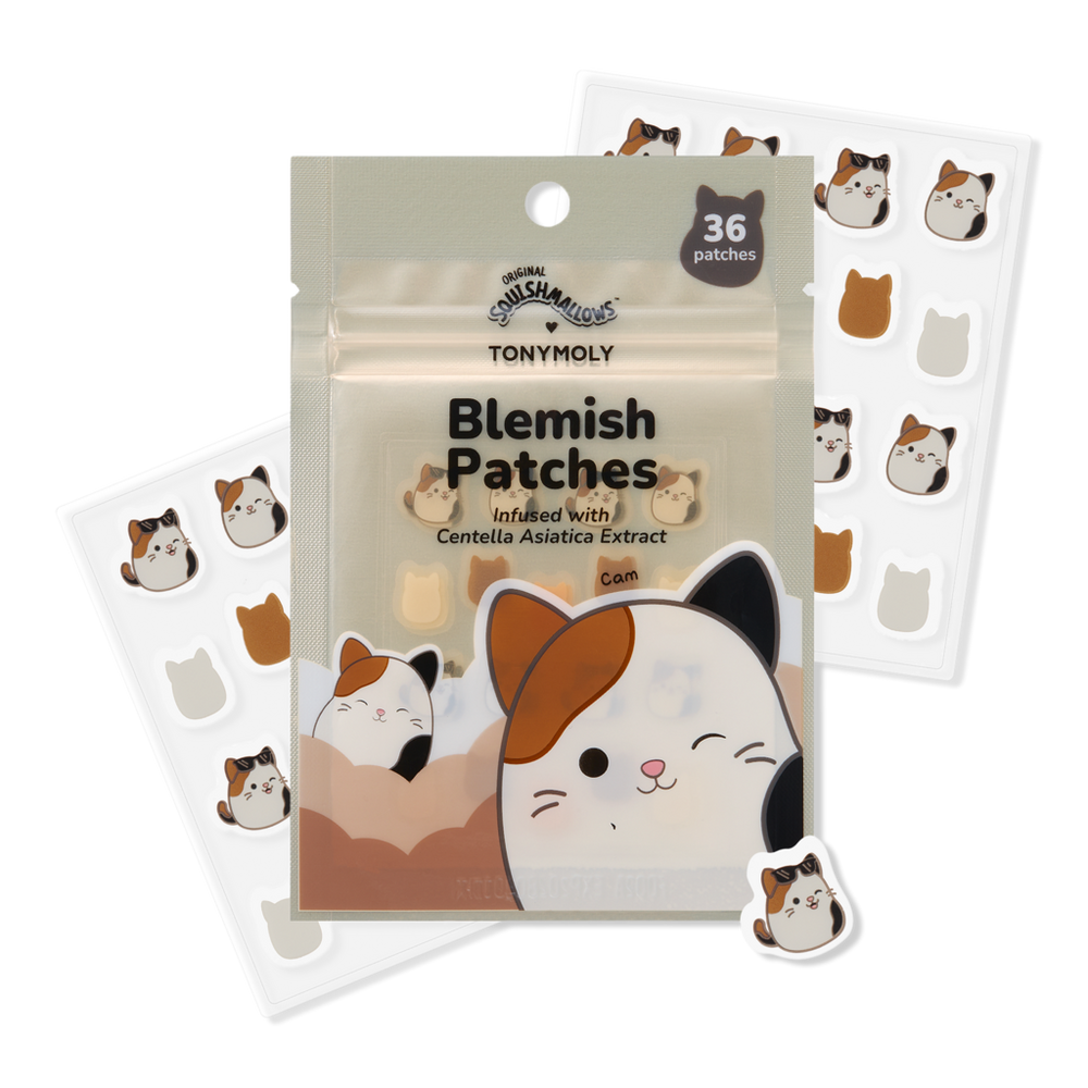 Tonymoly Squishmallows Hydrocolloid Blemish Patches - Centella Asiatica Extract