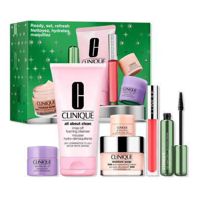 Clinique Ready, Set, Refresh: Hydrating Skincare & Everyday Makeup Gift Set