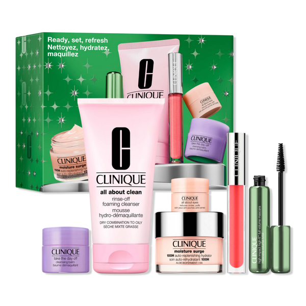 Clinique Ready, Set, Refresh: Hydrating Skincare & Everyday Makeup Gift Set #1