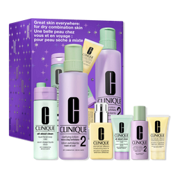 Clinique Great Skin Everywhere Skincare Holiday Gift Set for Dry Combination Skin