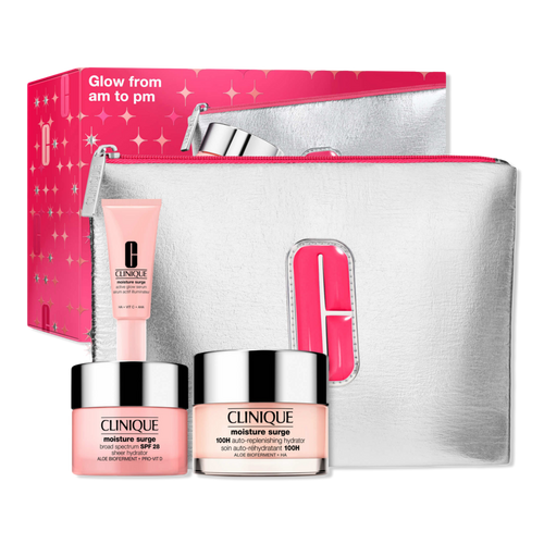 CLINIQUE Moisture Surge ベストセラーセット Clinique - Glow from AM to PM Moisture Surge Skincare Gift Set