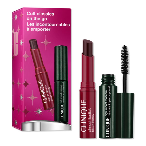 Clinique Cult Classics On The Go: High Impact Mascara + Black Honey Mini Set #1