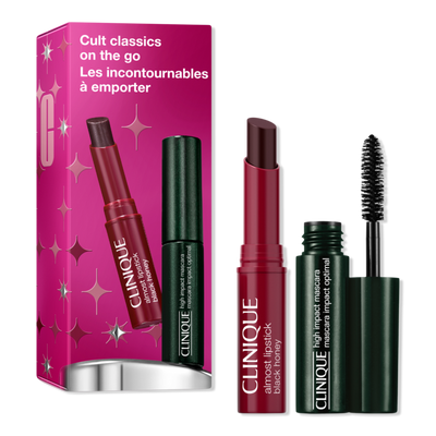 Clinique Cult Classics On The Go: High Impact Mascara + Black Honey Mini Set