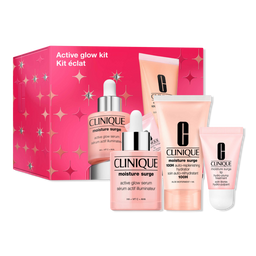 Clinique Active Glow Moisture Surge Skincare Holiday Gift Set