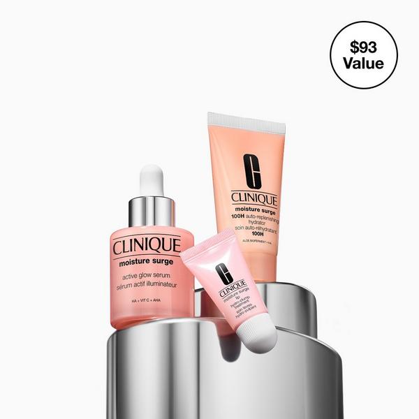 Clinique Active Glow Moisture Surge Skincare Set #2