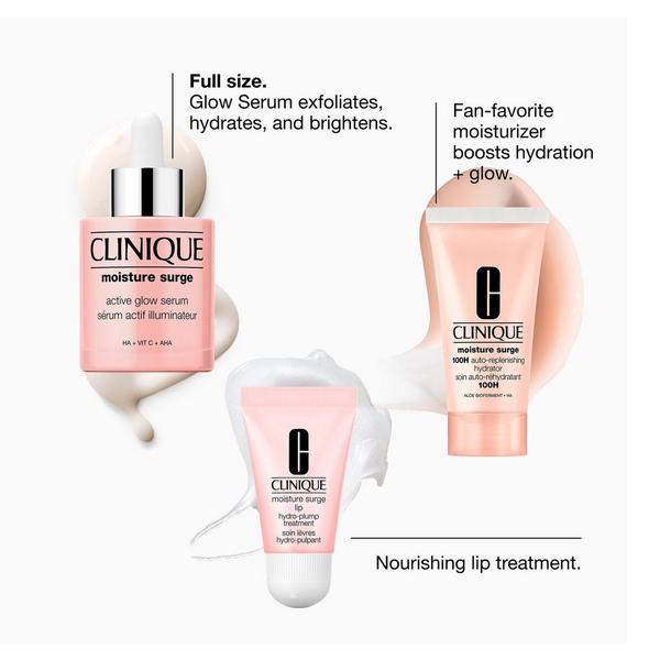 Clinique Active Glow Moisture Surge Skincare Set #3