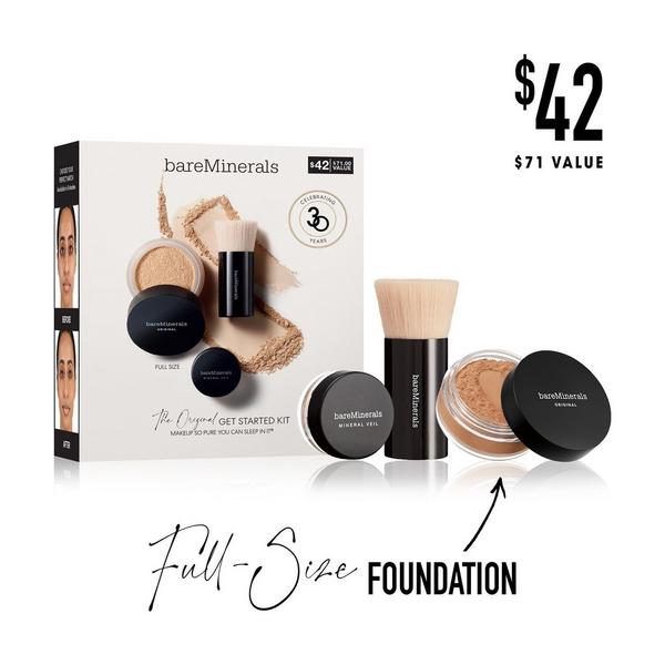 bareMinerals The ORIGINAL Get Started Kit 3-Piece Mineral Makeup Set #5