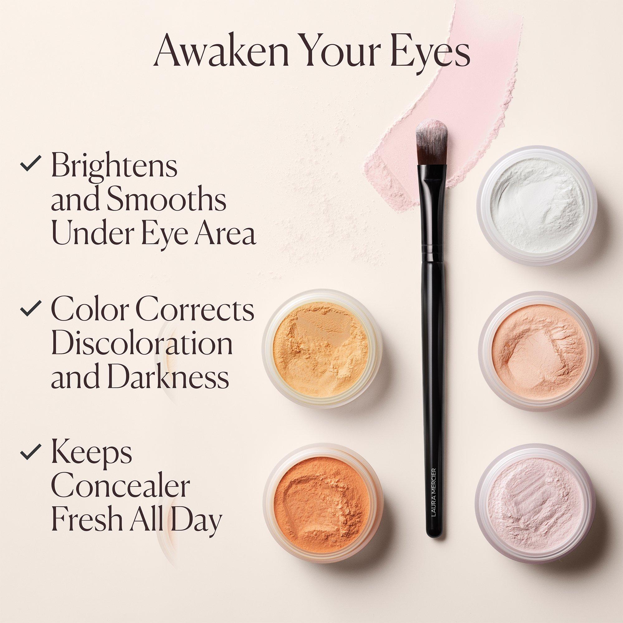Корректирующая стойкая пудра для кожи вокруг глаз Laura Mercier Secret Brightening, цвет: Золотой — фото 3