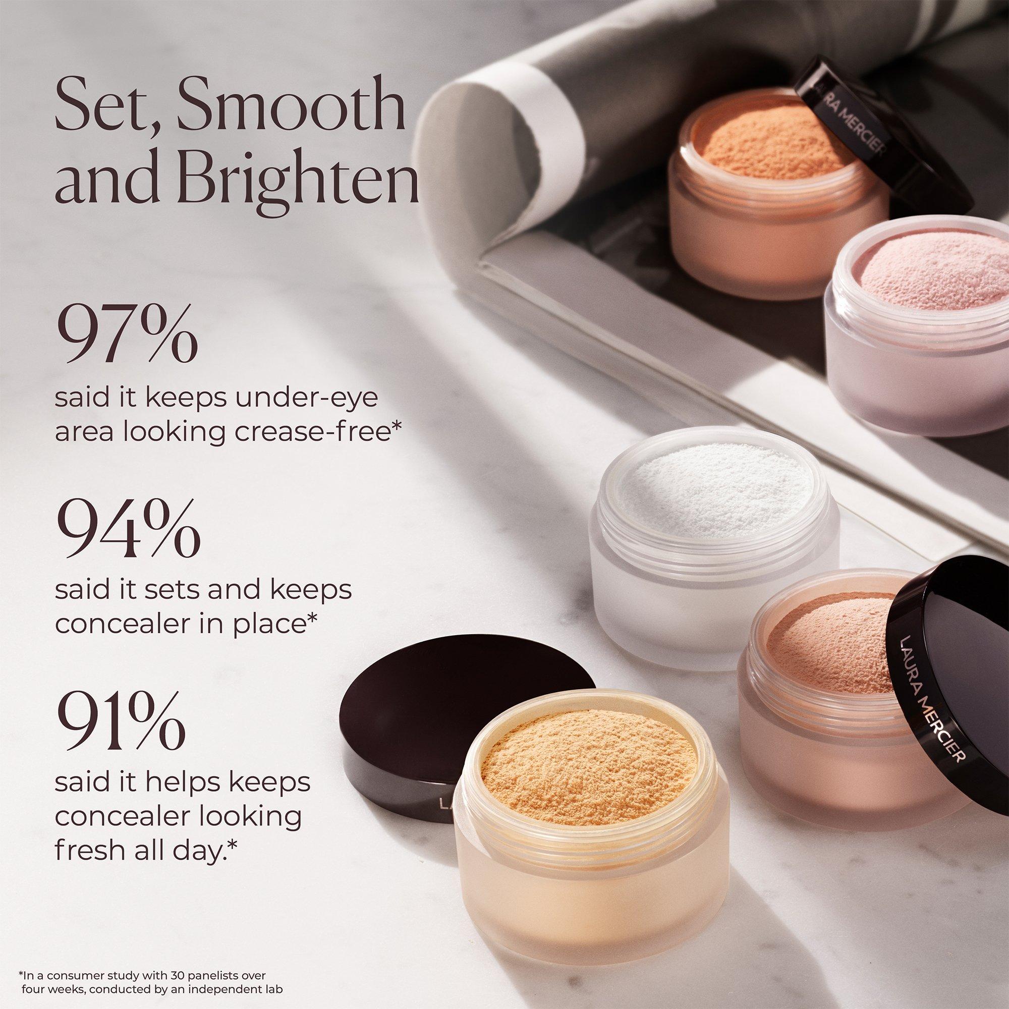 Корректирующая стойкая пудра для кожи вокруг глаз Laura Mercier Secret Brightening, цвет: Золотой — фото 6