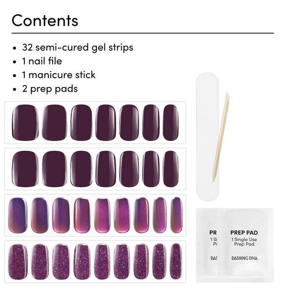 Dashing Diva Glaze Semi-Cured Gel, Amethysta #2