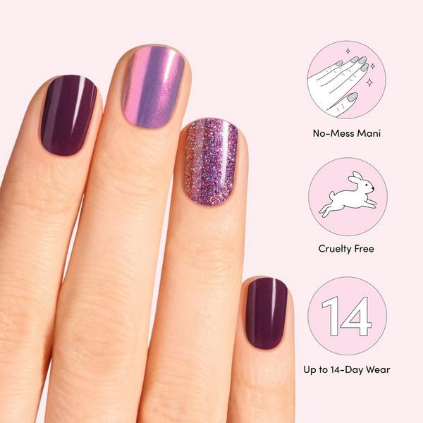 Dashing Diva Glaze Semi-Cured Gel, Amethysta #5