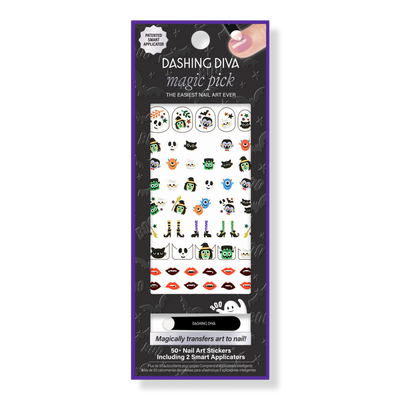 Dashing Diva Magic Pick Nail Stickers, In Love with a Monster