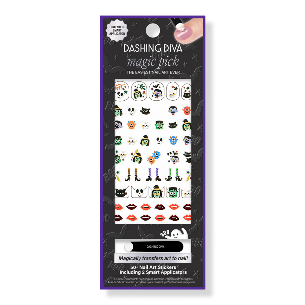 Dashing Diva Magic Pick Nail Stickers, In Love With A Monster