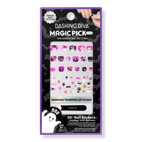 Magic Pick Kids Nail Stickers, Pretty Scary in Pink