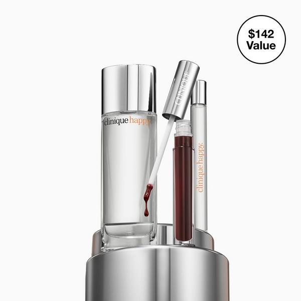 Clinique Perfectly Happy Perfume & Lip Gloss Holiday Gift Set #2