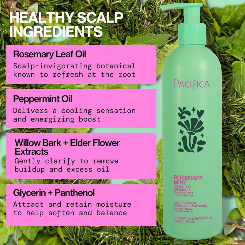 Pacifica - Rosemary Mint Scalp Love Shampoo | Ulta Beauty