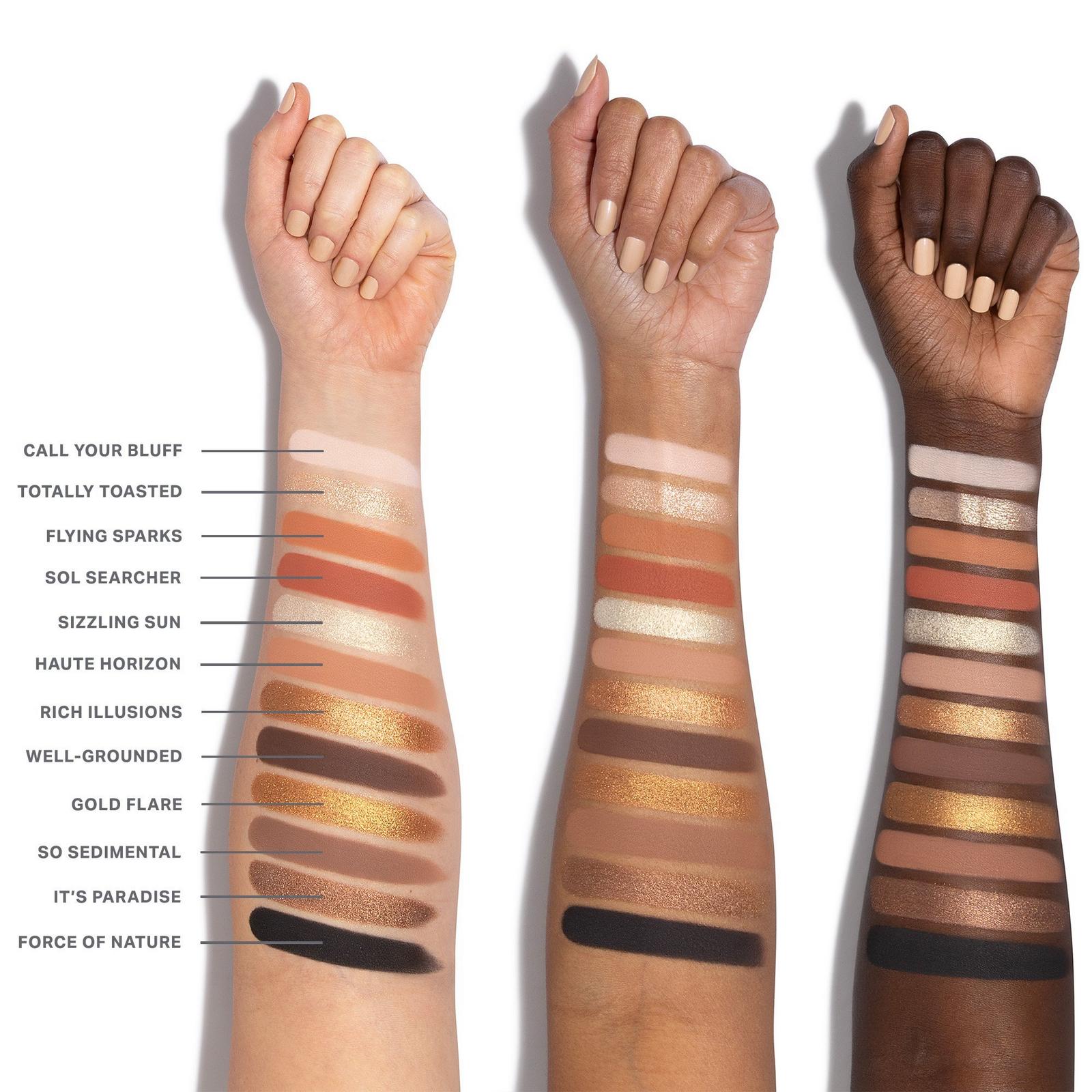 ChromaPlus 12-Pan Eyeshadow Palette - Flickering Sands