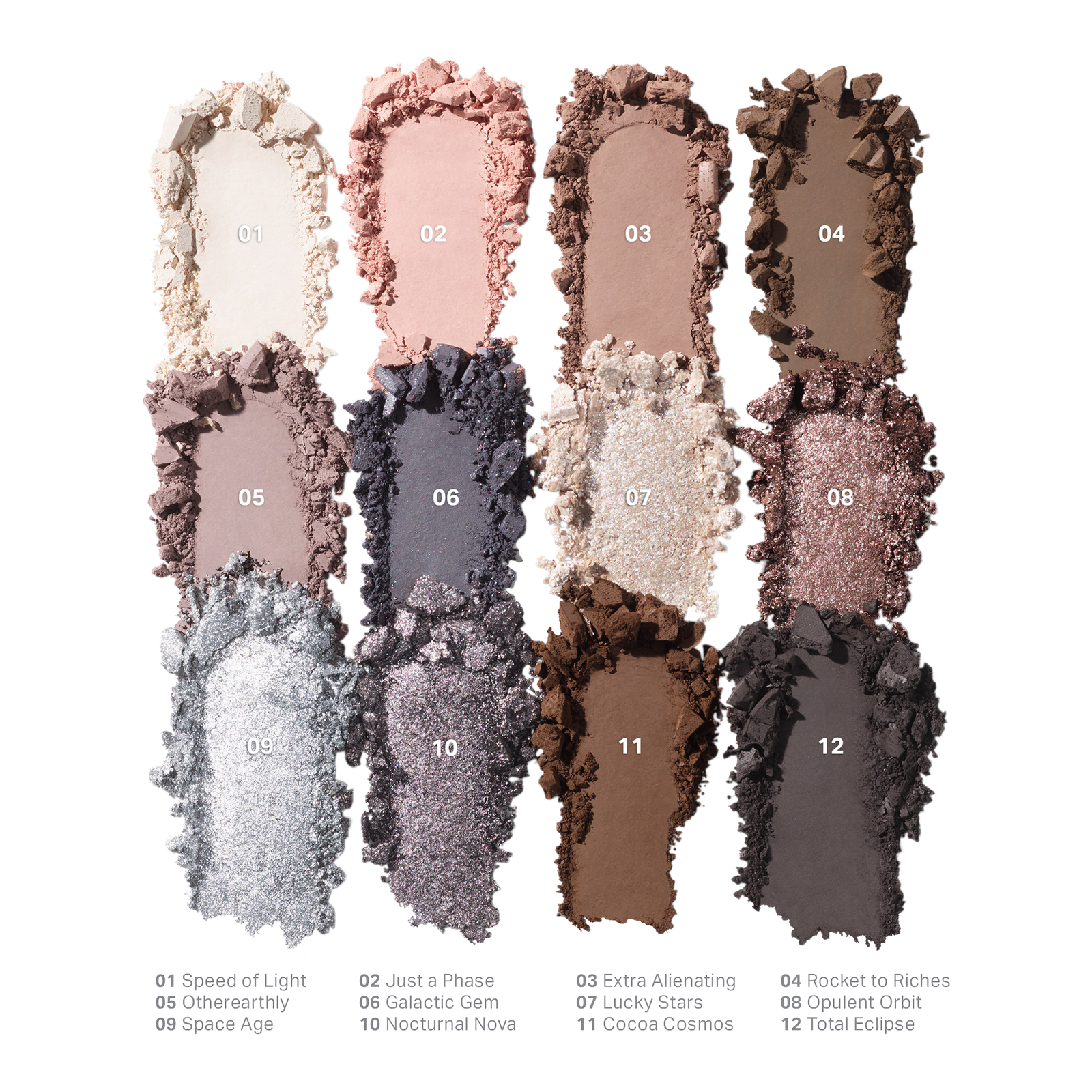 ChromaPlus 12-Pan Eyeshadow Palette - Moon Stone
